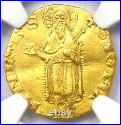 1351-59 France Gold Etienne II Florin Gold Coin Certified NGC AU Details
