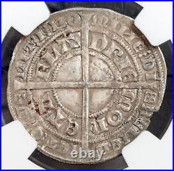 1384, Flanders, Louis of Male. Silver Gros (1/2 Botdraeger) Coin. NGC Certified