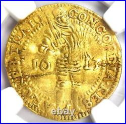 1613 Gold Netherlands Utrecht Gold Ducat Coin (1D) Certified NGC AU Details