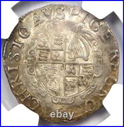1635-1636 Britain England Charles I Shilling 1S Certified NGC AU58