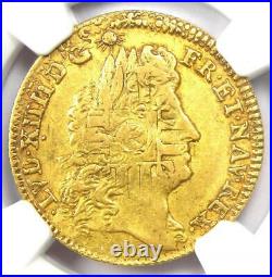 1690 France Gold Louis d'Or 1 L'OR Gold Coin Certified NGC XF45 (EF)
