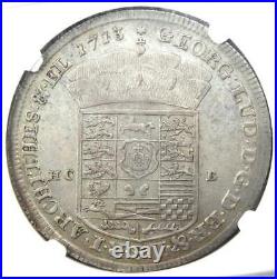 1713 Germany Brunswick Saint Andrew Taler 1T Coin Certified NGC XF45 (EF45)