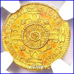 1736 Germany Pfalz-Electoral 1/4 Carolin Gold Coin Certified NGC AU Details