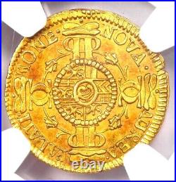 1736 Germany Pfalz-Electoral 1/4 Carolin Gold Coin Certified NGC AU Details