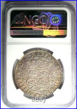 1738 Mexico Pillar Dollar 8 Reales Silver Coin (8R) Certified NGC AU Details