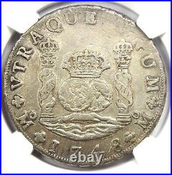 1748 Mexico Pillar Dollar 8 Reales Silver Coin (8R) Certified NGC VF30 Rare
