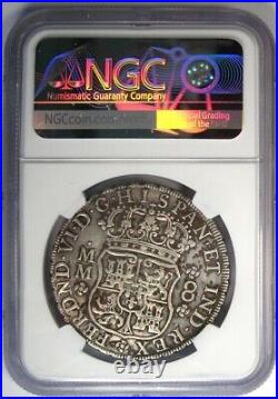 1756 Mexico Pillar Dollar 8 Reales Silver Coin (8R) Certified NGC AU Details