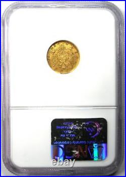 1756 Russia Elizabeth Gold Rouble Coin G1R Certified NGC AU55 Rare