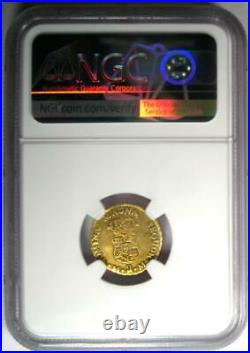1761/0-MO Mexico Gold Charles III Escudo Coin Certified NGC Fine Details