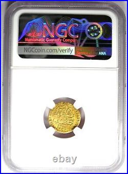 1762 Britain George III Gold Quarter Guinea 1/4G Coin Certified NGC XF Detail