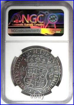 1769 Mexico Pillar Dollar 8 Reales Silver Coin (8R) Certified NGC AU Details
