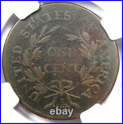 1795 Liberty Cap Large Cent 1C Coin Certified NGC VG10 (Very Good) Rare