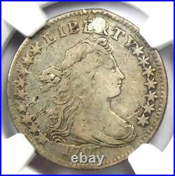 1797 Draped Bust Dime 10C 16 Stars Coin Certified NGC VF Detail Rare Date