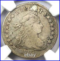 1797 Draped Bust Dime 10C 16 Stars Coin Certified NGC VF Detail Rare Date