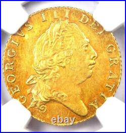 1801 Britain UK George III Gold Half Sovereign Coin 1/2S Certified NGC AU58