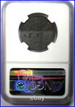 1802 Draped Bust Large Cent 1C Coin Certified NGC AU Details Rare in AU