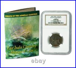 1808 Gardner Shipwreck East India Co. 10 CASH Coin NGC HG Certified+ Boxed Watch