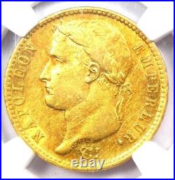 1811 France Gold Napoleon 20 Francs Coin G20F Certified NGC AU Details
