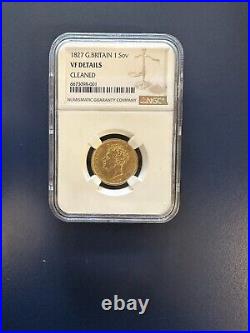 1827 Geogius III Full Sovereign- NGC CERTIFIED