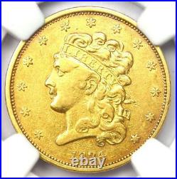 1834 Classic Gold Half Eagle $5 Coin Certified NGC XF45 (EF45) Rare Coin