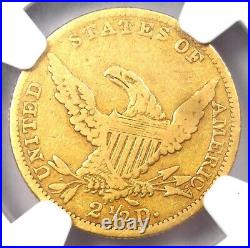1834 Classic Gold Quarter Eagle $2.50 Coin Certified NGC VG10 Rare Coin