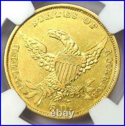 1835 Classic Gold Half Eagle $5 Coin Certified NGC VF Details Rare Coin