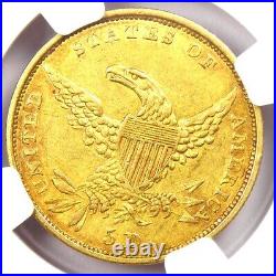 1836 Classic Gold Half Eagle $5 Coin Certified NGC AU Details Rare Coin