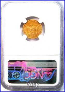 1838 Classic Gold Quarter Eagle $2.50 Coin Certified NGC XF Details Rare
