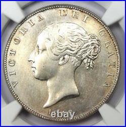 1849 Britain England Victoria Halfcrown Coin 1/2CR Certified NGC AU Details
