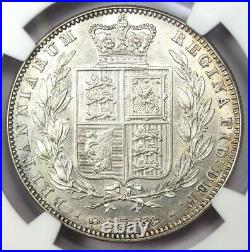 1849 Britain England Victoria Halfcrown Coin 1/2CR Certified NGC AU Details