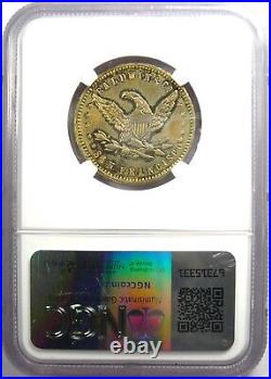 1850 Baldwin Restrike Gilt $10 Coin Certified NGC Uncirculated Detail (UNC MS)