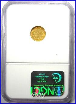 1850 Liberty Gold Dollar G$1 Coin Certified NGC AU58 Rare Gold Coin