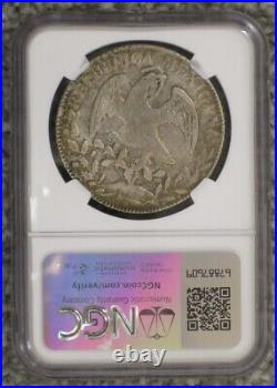 1852 GO PF Silver 8 Reales Mexico NGC Certified AU Details cleaned 8R