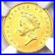 1854 Type 2 Indian Gold Dollar (G$1 Coin) Certified NGC AU Details Rare Coin
