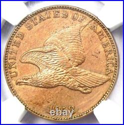1858 Flying Eagle Cent 1C Penny Coin Certified NGC Uncirculated Details UNC MS