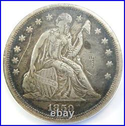 1859-O Seated Liberty Silver Dollar $1 Certified NGC XF Detail Rare Coin