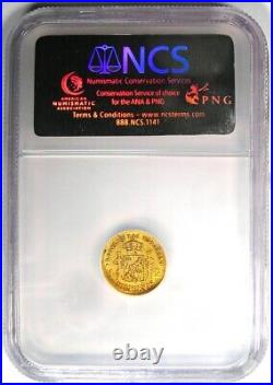 1863 Spain Philippines Gold Peso G1P Coin Certified NGC XF Detail EF Rare