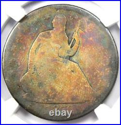 1870-CC Seated Liberty Half Dollar 50C Coin Certified NGC AG Detail Rare