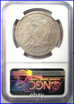 1871 Seated Liberty Silver Dollar $1 Certified NGC VF Detail Rare Early Coin