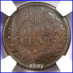 1877 Indian Cent 1C Coin Certified NGC VF20 Rare Key Date Certified Penny