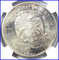 1877-S Trade Silver Dollar T$1 Certified NGC AU Details Rare Coin