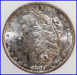 1878 S Morgan Silver Dollar $1 US Type Coin Certified NGC as MS62 Partial Label