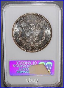 1878 S Morgan Silver Dollar $1 US Type Coin Certified NGC as MS62 Partial Label