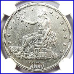 1878-S Trade Silver Dollar T$1 Certified NGC XF Details (EF) Rare Coin
