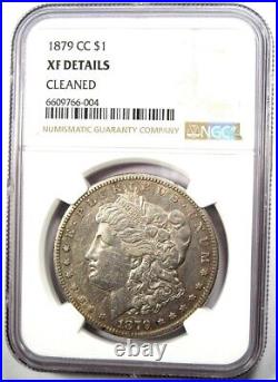 1879-CC Morgan Silver Dollar $1 Coin Certified NGC XF Detail (EF) Clear CC