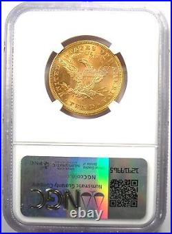 1880-S Liberty Gold Eagle $10 Coin Certified NGC MS63 (BU UNC) Rarer Date