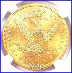 1880-S Liberty Gold Eagle $10 Coin Certified NGC MS63 (BU UNC) Rarer Date