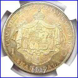 1883 Hawaii Kalakaua Dollar $1 Coin Certified NGC Uncirculated Detail (UNC MS)