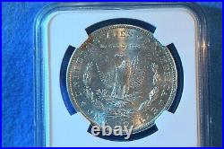 1883-s Morgan Dollar White Ngc Certified Au-58 Rare Date Blazer Coin! #200