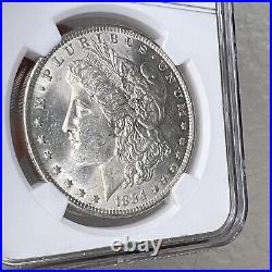 1884 O MS 63 Morgan Silver Dollar Silver 90% US Coin Certified NGC Retail $110